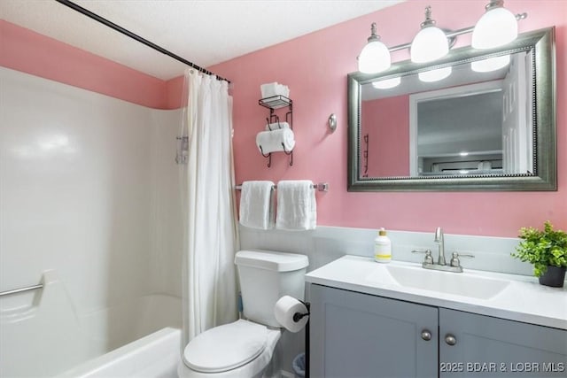 392 Hopetown Dr, Osage Beach, MO 65065 - bathroom with vanity and shower / bath combination with curtain
