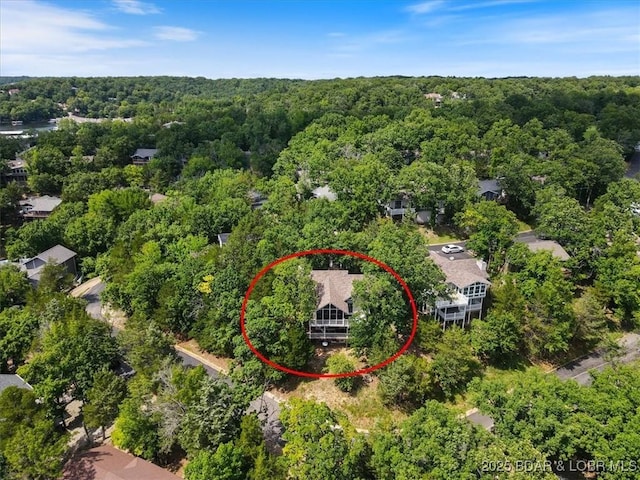 392 Hopetown Dr, Osage Beach, MO 65065 - bird's eye view of a forest