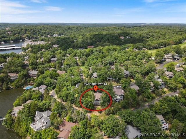 392 Hopetown Dr, Osage Beach, MO 65065 - bird's eye view of a nearby body of water