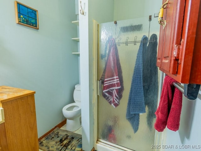 1727 Bollinger Creek Rd, Climax Springs, MO 65324 - bathroom with a shower stall and vanity