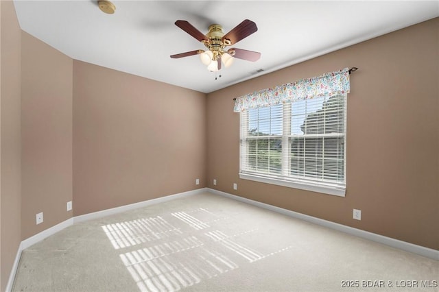 22 Hand Ln, Eldon, MO 65026 - unfurnished room with carpet, a smoke detector, and ceiling fan