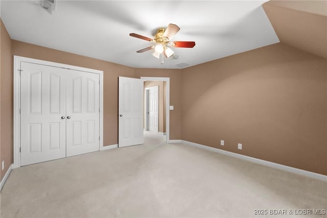22 Hand Ln, Eldon, MO 65026 - unfurnished bedroom with light colored carpet, a closet, and ceiling fan