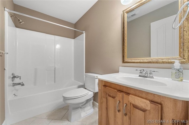 22 Hand Ln, Eldon, MO 65026 - bathroom featuring vanity, shower / washtub combination, and tile patterned flooring