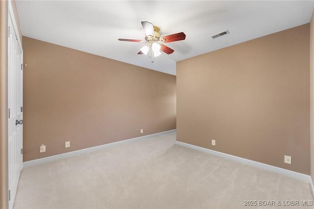 22 Hand Ln, Eldon, MO 65026 - spare room with ceiling fan and light carpet
