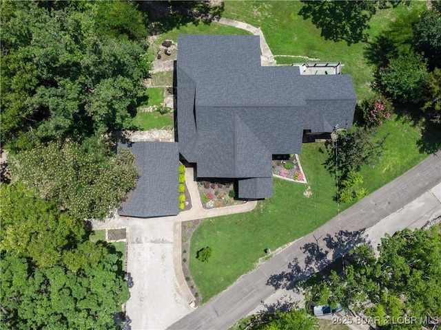 92 Arrowhead Beach Rd, Lake Ozark, MO 65049 - view from above of property