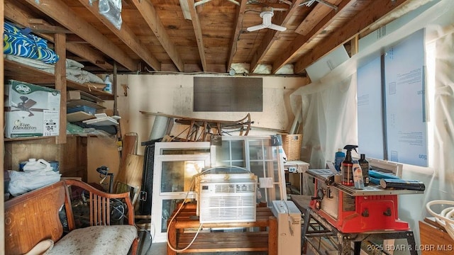 27527 Clyne Dr, Barnett, MO 65011 - miscellaneous room with wood ceiling