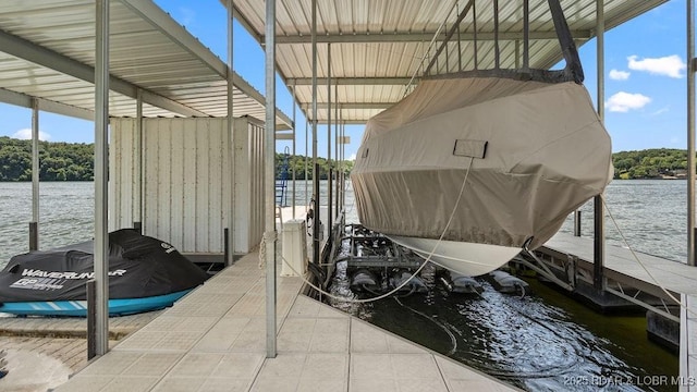 27527 Clyne Dr, Barnett, MO 65011 - dock featuring a water view