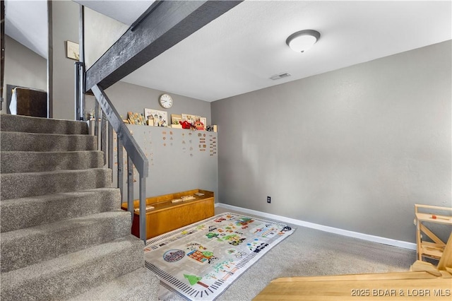 4741 Clearwood Ln, Osage Beach, MO 65065 - stairway with baseboards and carpet flooring