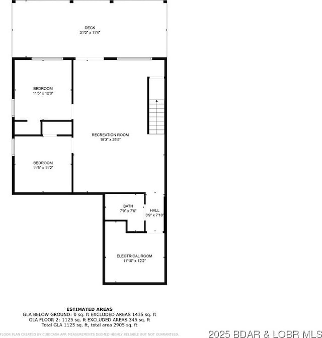 30586 Rapids Holw, Stover, MO 65037 - view of floor plan / room layout