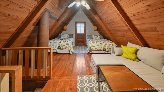 27086 Comanche Cv, Rocky Mount, MO 65072 - bedroom featuring wood ceiling and hardwood / wood-style floors