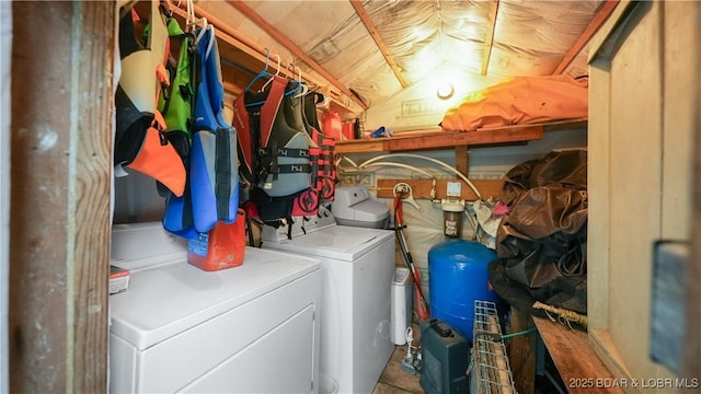 27086 Comanche Cv, Rocky Mount, MO 65072 - laundry room with washer and dryer