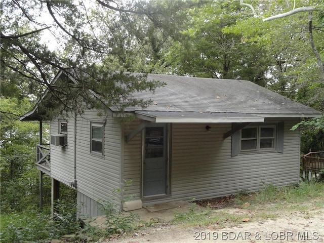 view of rear view of property