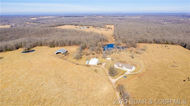 view of drone / aerial view