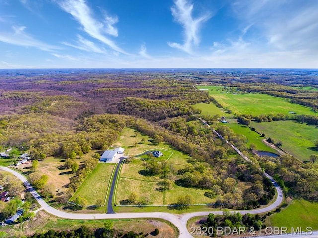 view of birds eye view of property