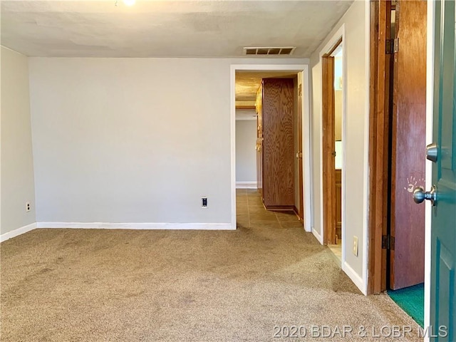 view of tiled empty room