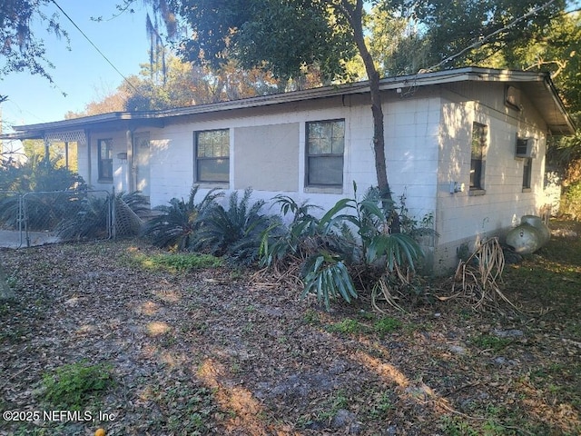 view of home's exterior