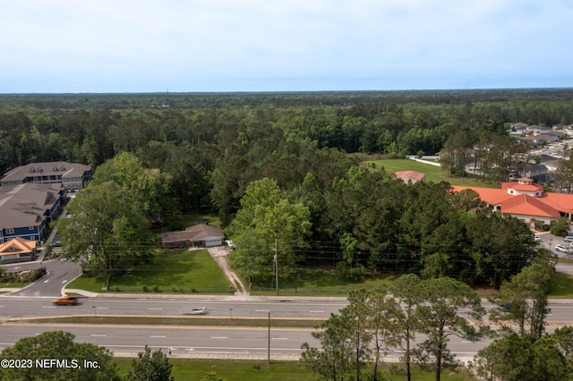 aerial view with a view of trees