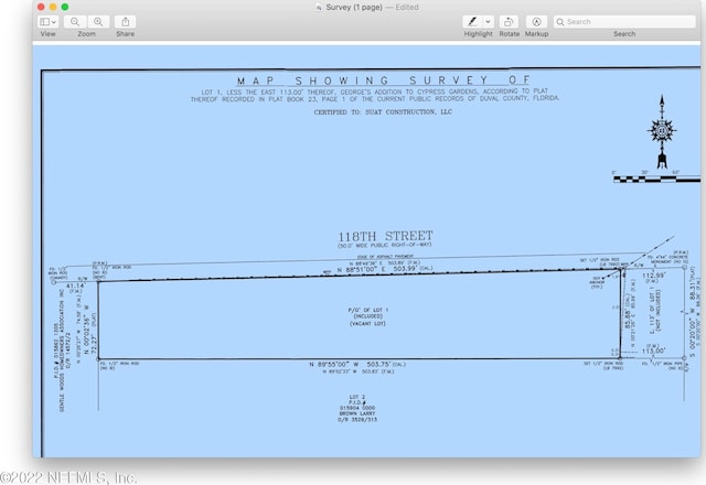 0 118th St, Jacksonville FL, 32244 land for sale