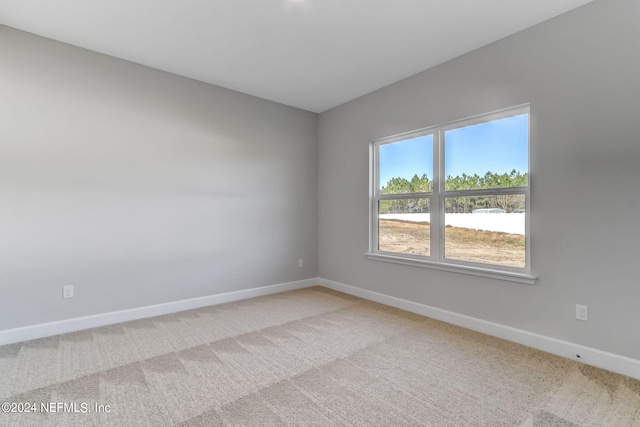 unfurnished room with carpet flooring