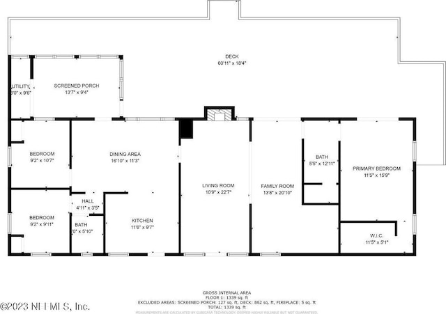 182 Cargo Way, Keystone Heights, FL 32656 - home floor plan