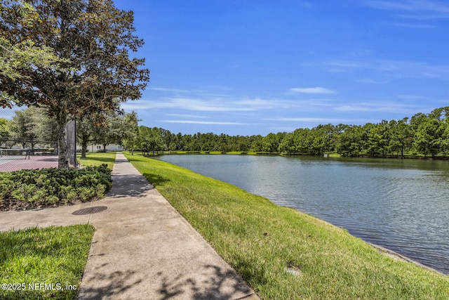 3176 Lowgap Pl, Green Cove Springs, FL 32043 - water view featuring a forest and fence