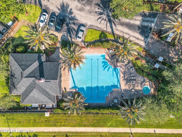 view of birds eye view of property