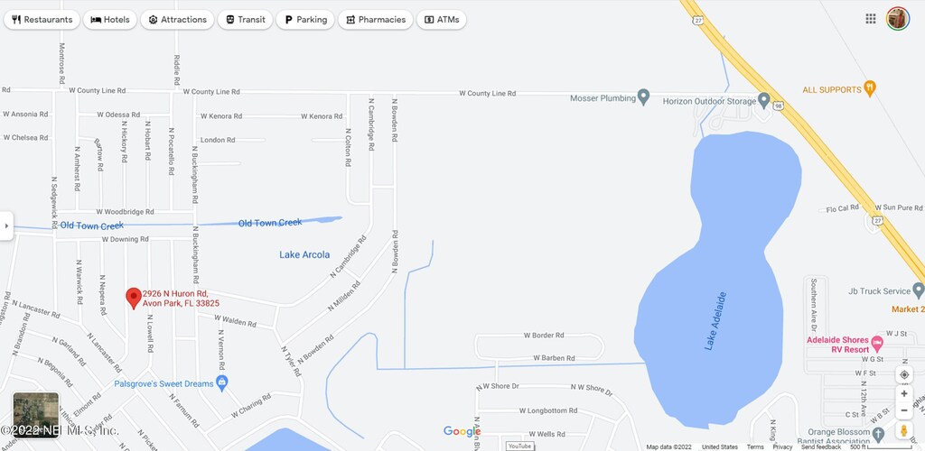 2926 N Huron Rd, Avon Park, FL 33823
