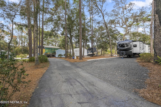 view of road