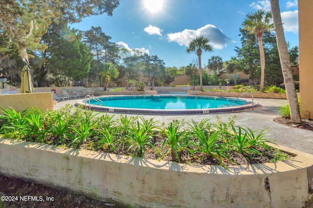 view of pool