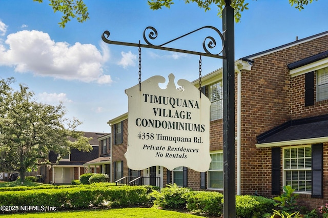4358 Timuquana Rd Unit 205, Jacksonville, FL 32210 - exterior view of brick siding