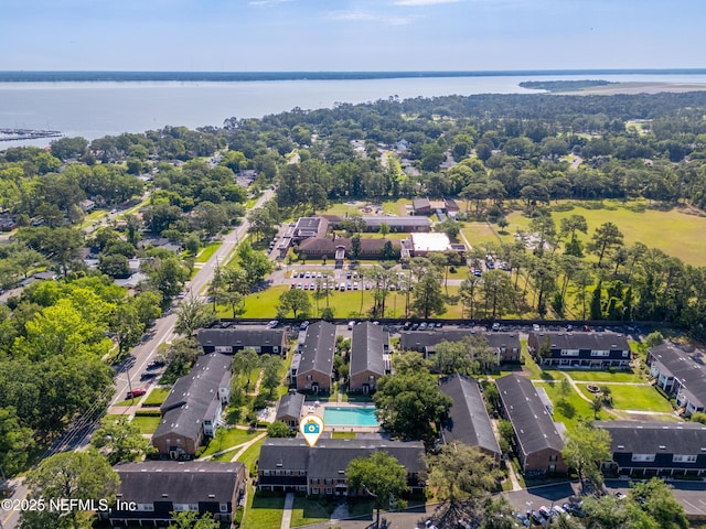 4358 Timuquana Rd Unit 205, Jacksonville, FL 32210 - aerial view of property's location with a large body of water and a pool