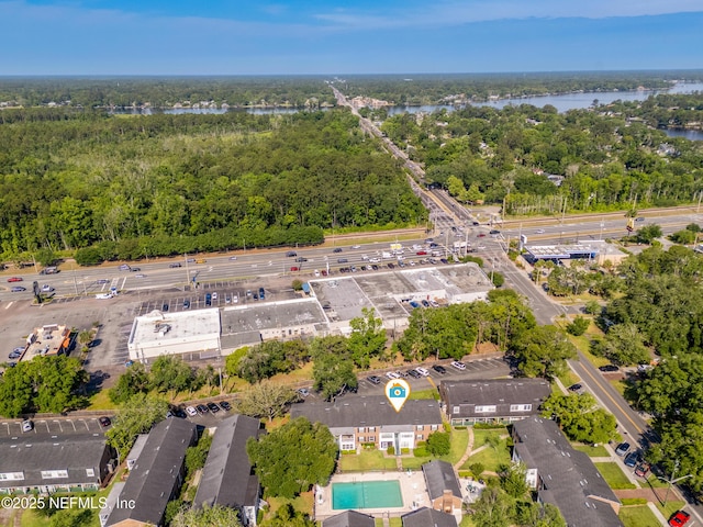 4358 Timuquana Rd Unit 205, Jacksonville, FL 32210 - view of property location featuring a large body of water, a forest, and a pool