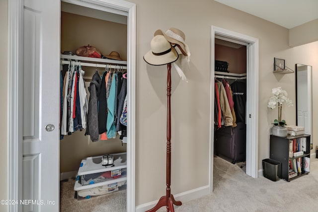 view of closet