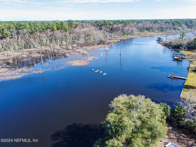 1530 El Prado Rd Unit 5, Jacksonville, FL 32216 - water view with a boat dock