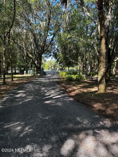 view of road