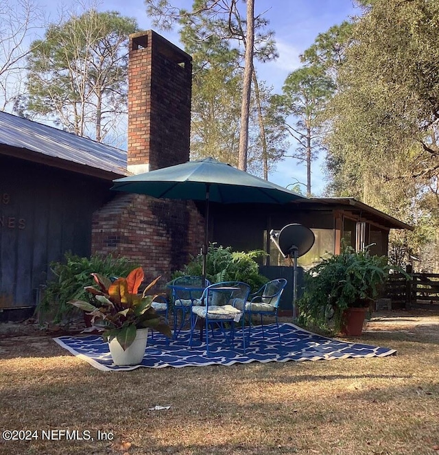 exterior space featuring a patio