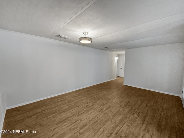 interior space with hardwood / wood-style flooring