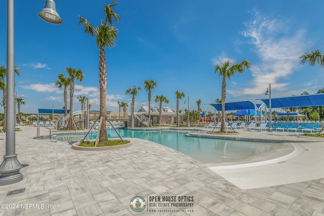 pool featuring a patio