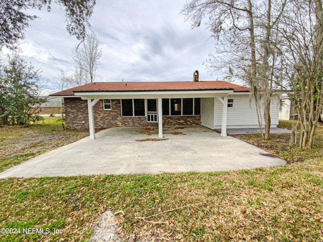 view of rear view of property