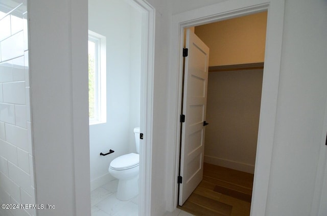 bathroom with toilet