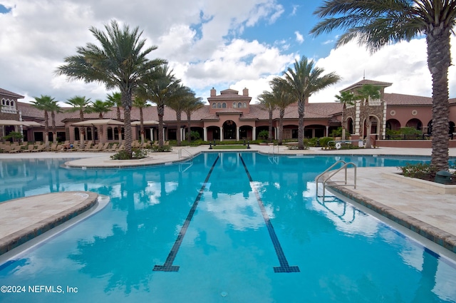 view of pool