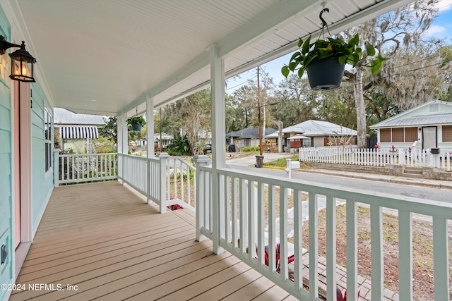 view of deck