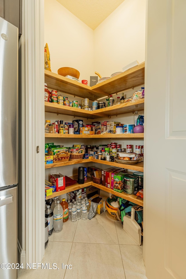 view of pantry