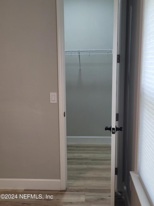 view of closet