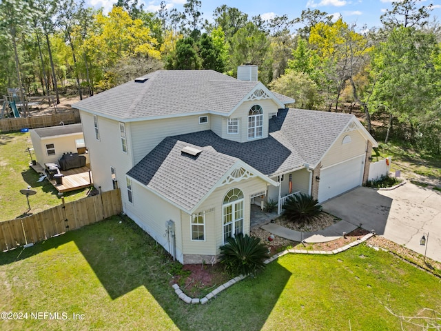 view of drone / aerial view