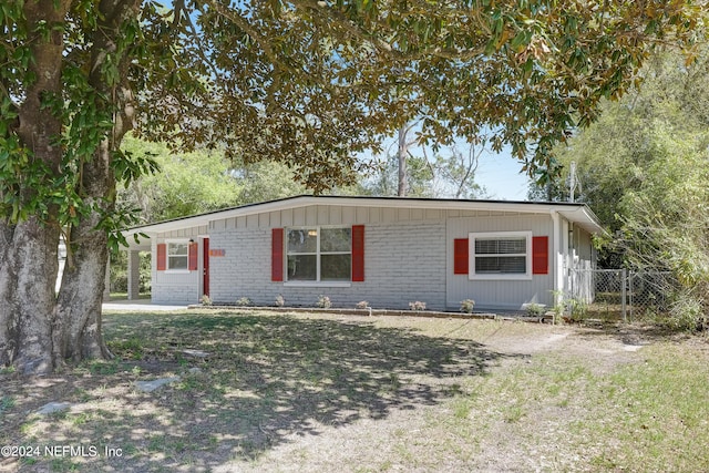 view of front of home