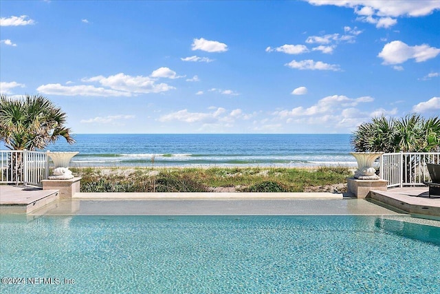 1201 Ponte Vedra Blvd, Ponte Vedra Beach, FL 32082 - outdoor pool featuring a water view and a view of the beach