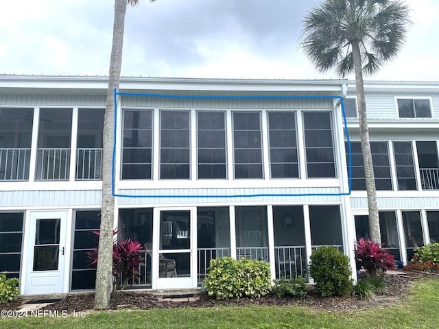 view of rear view of house