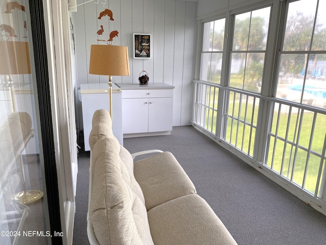 sunroom / solarium with a healthy amount of sunlight