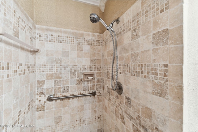 details featuring tiled shower